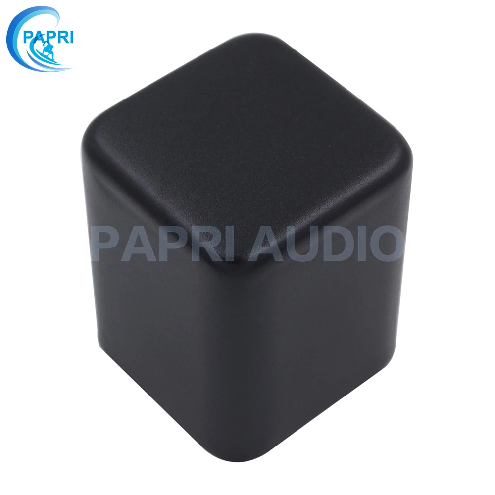 PAPRI 1 шт. 65*65*80 мм черный металлический чехол для трансформатора коробка Защитная крышка Корпус для усилителя аудио динамик