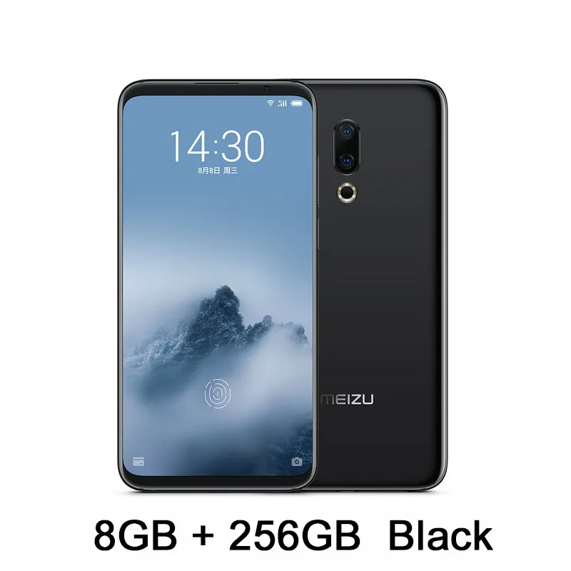 8GB 256GB-Black Meizu 16th Plus, Смартфон Snapdragon 845, двойная задняя камера 20 МП, фронтальная камера 6,5 дюйма, полноэкранный смартфон - Цвет: 8GB 256GB-Black