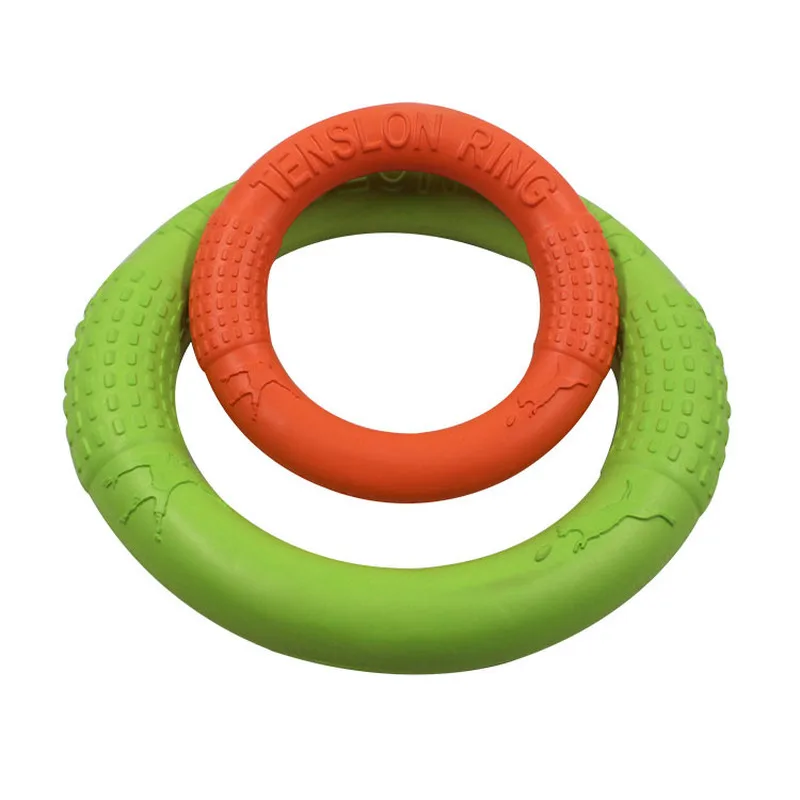 Extra Large 18/28cm Pet Flying Discs EVA Dog Training Ring Puller Resistant Bite Floating Toy Puppy Outdoor Interactive Game
