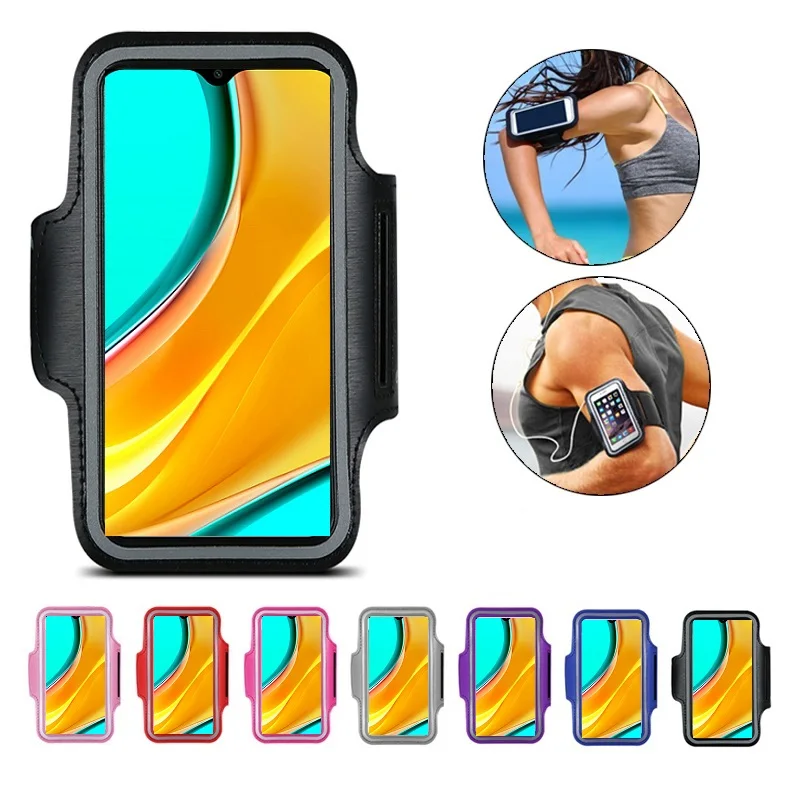 Sport Phone Case Running Gym Arm band Case Bag Holder for Redmi 9 9A 9C 9i 10X 8 8A 7 7A Redmi Note 9s 8T 9 8 7 Pro K20 K30 Pro
