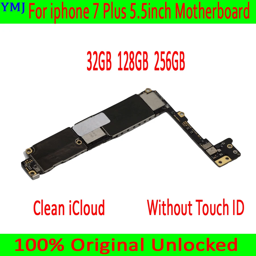 Материнская плата для iphone 7 Plus 32 ГБ/128 ГБ/256 ГБ без Touch ID 100% Оригинальный
