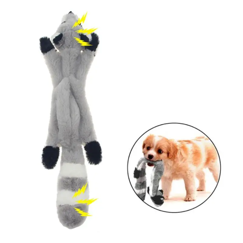 

No-filled Dog Sound Toy with Humming Pet Simulation Animal Dogs Bite Molar Chew Toys