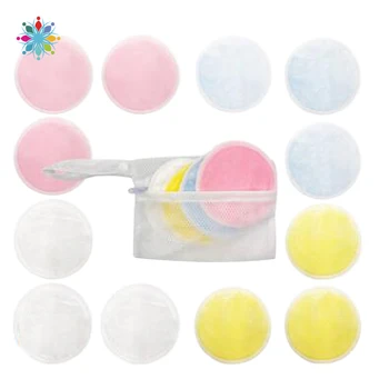 

16Pcs/Pack Reusable Bamboo Makeup Remover Pads Face Cleaning Pad Tls