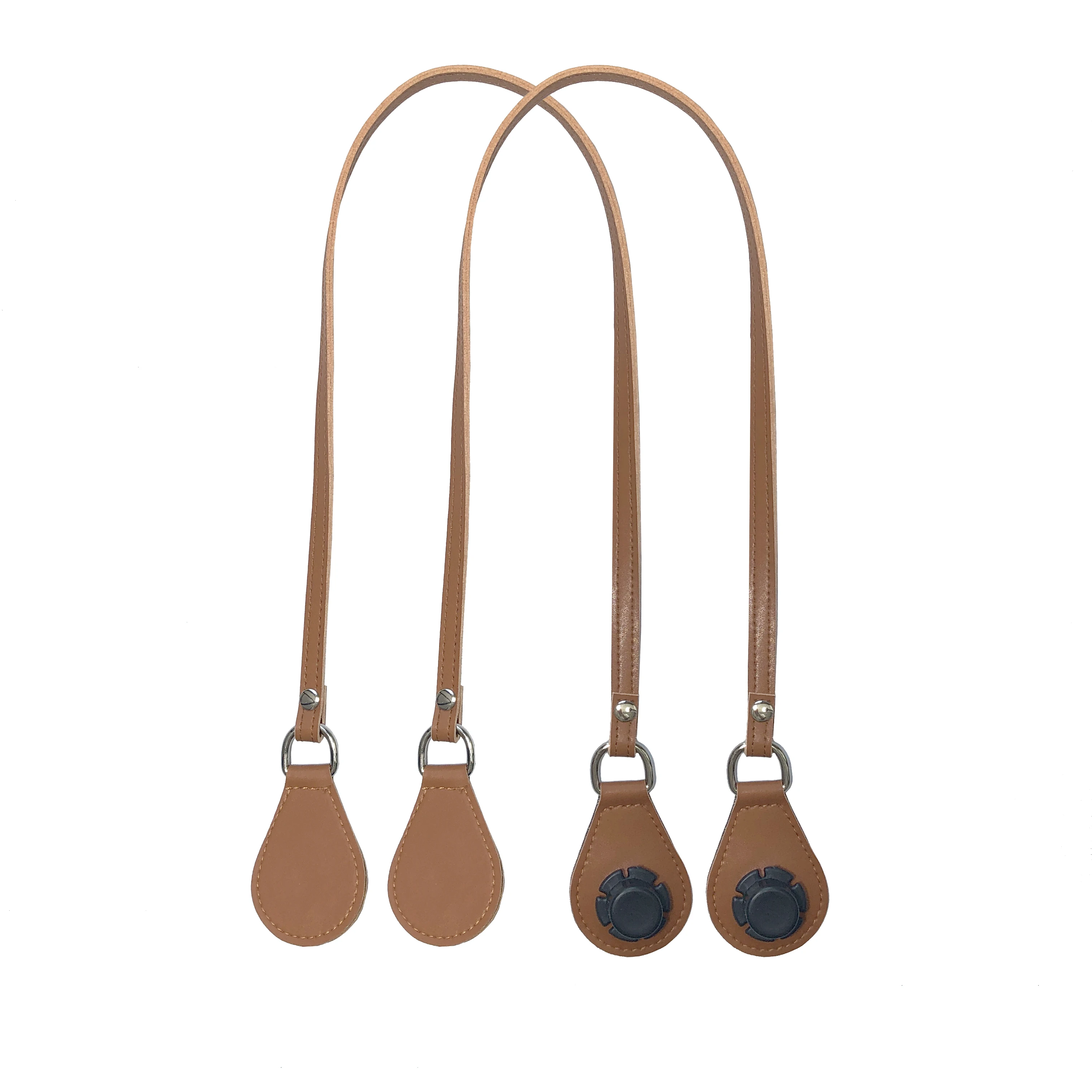 1set 85cm Long Microfiber Leather Handles with Canvas Floral Insert Inner Pocket for Classic Mini Obag O Bag Women Handbag 