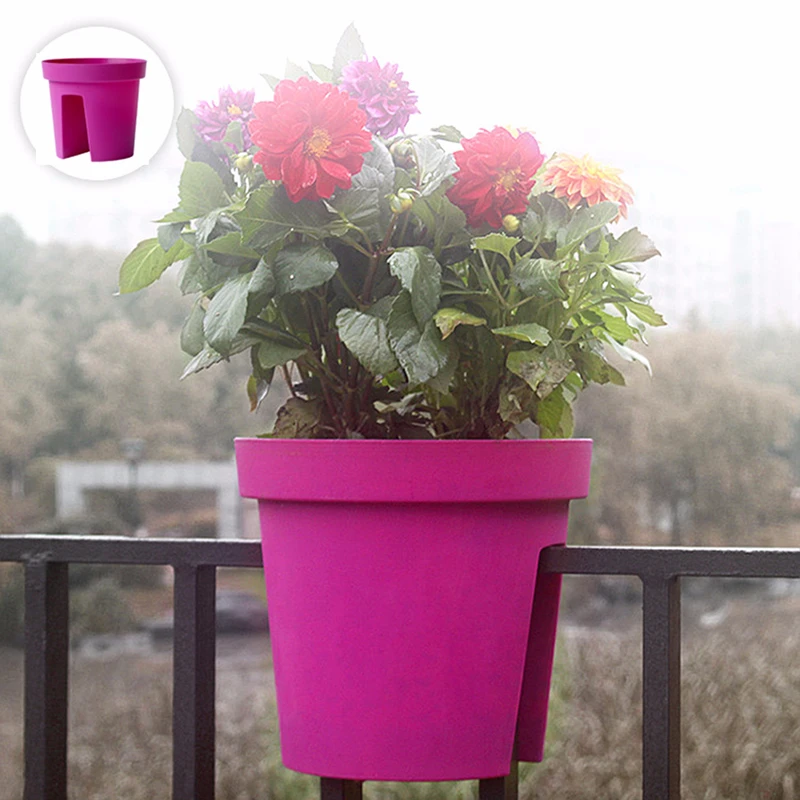 Oiseau Coloré Décoration de jardin métal pour le balcon et pot de pot de fleurs jardin Jardinière Pot 