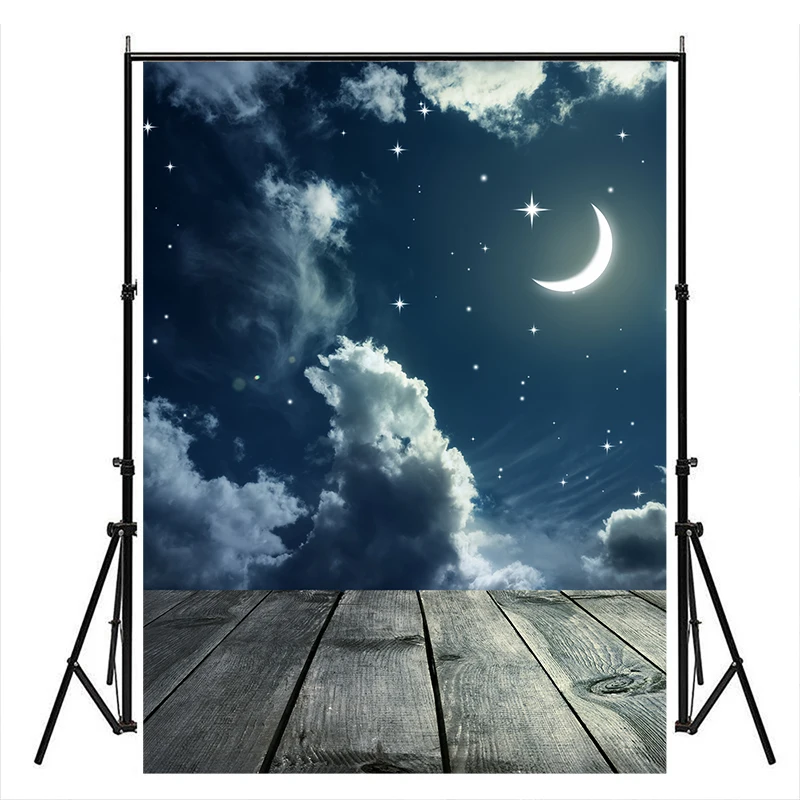 

WHISM Wooden Board Mosaic Sky Background Cloth Photo Cloth -3*5 Feet Furniture Decoration Painting