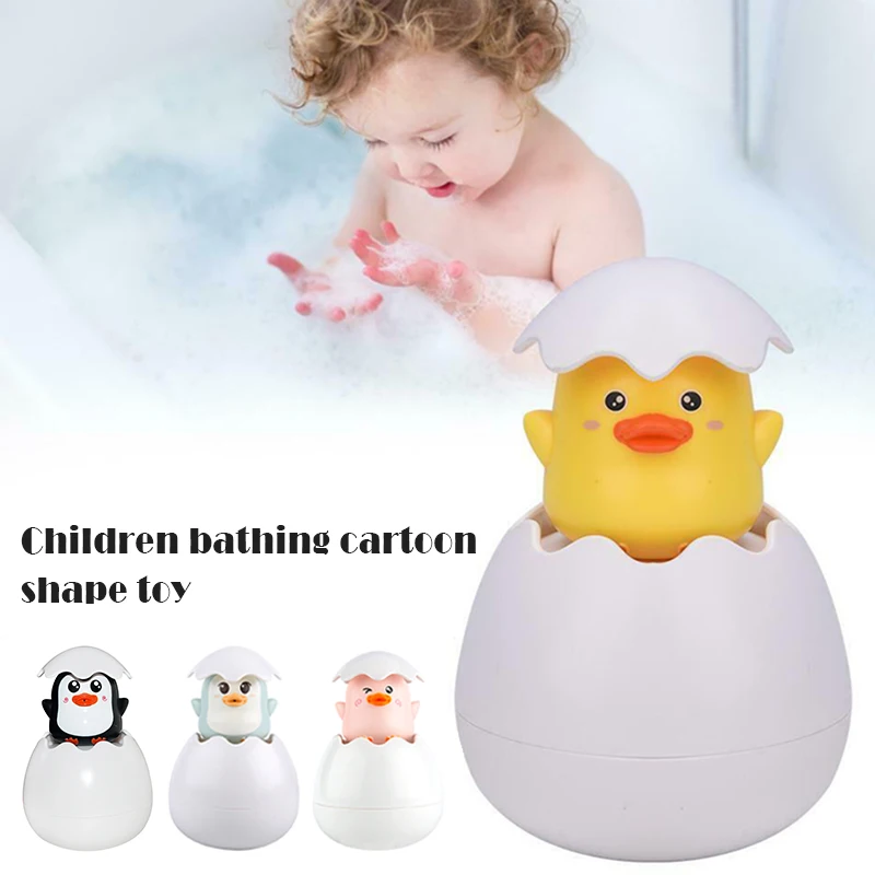 Детская игрушка для душа, распылитель воды, игрушка яйцо, животное, детские игрушки для купания NSV775