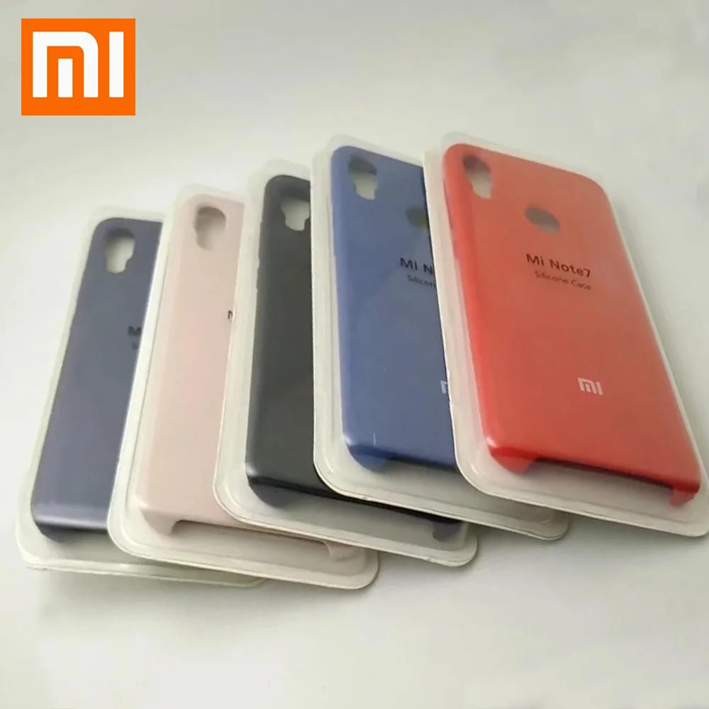 Оригинальный модный Мягкий защитный чехол из жидкого силикона для Xiaomi Redmi 6Pro Note 7