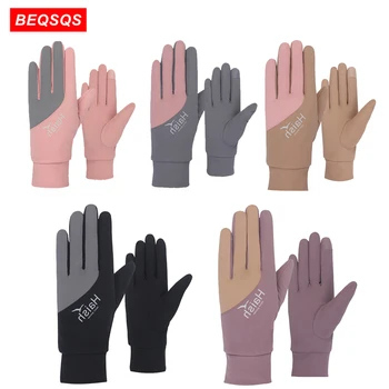 

BEQSQS Women Touch Screen Gloves, Driving Gloves Velvet Lined Interior for Comfort & Warmth, Winter Gloves for Universal Phones