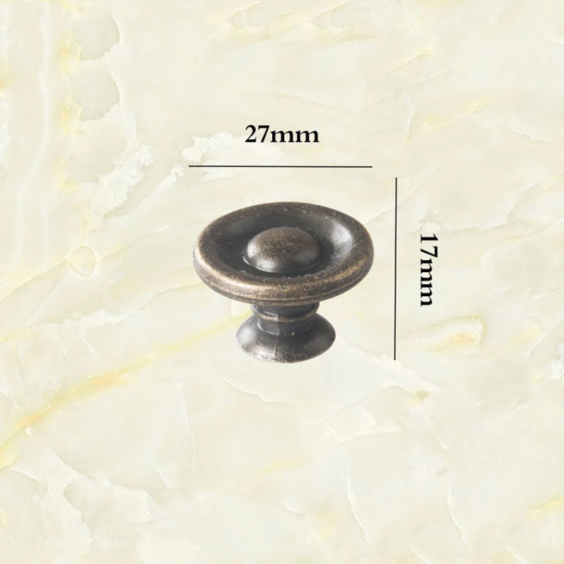 Vintage Brass Metal Knobs European Style Drawer Pull Cupboard Door Pull Knobs Home Garden Supplies