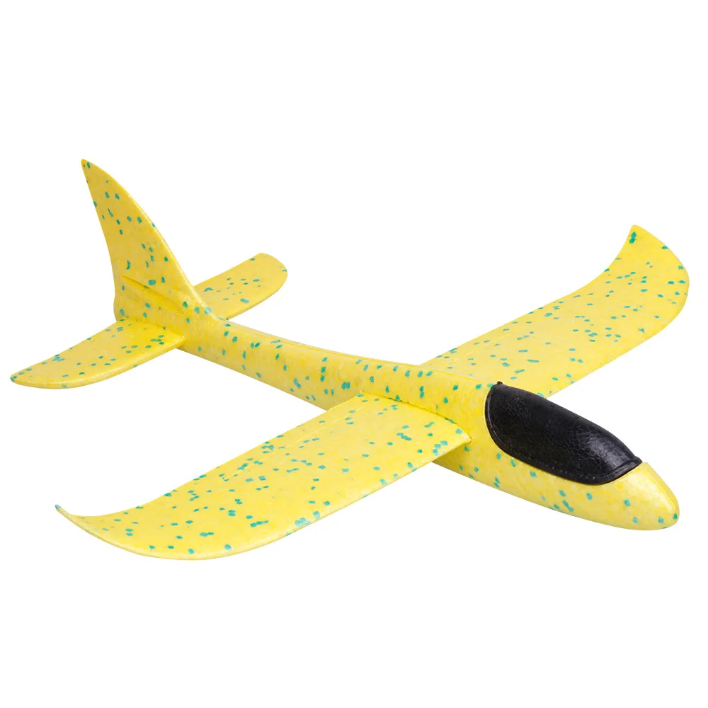 Hand throw airplane EPP Foam Outdoor Launch Glider Plane Kids Toys 48 cm Interesting Launch Throwing Inertial Model Gift funny