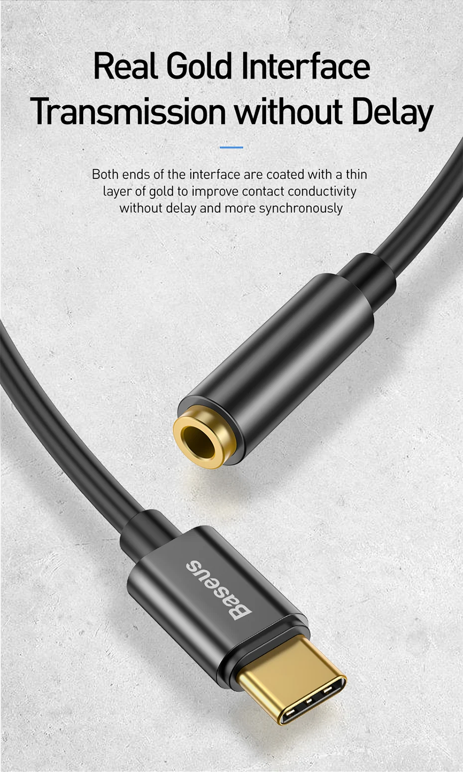 Baseus usb type c до 3,5 мм разъем для наушников, аудио адаптер для samsung huawei mate 20 P30 oneplus 7 xiaomi 9 8 6 гарнитура конвертер