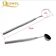 Зеркало для наращивания ресниц с ручкой из нержавеющей стали для проверки прививки ресниц зеркала для ухода за зубами рта и рта ИНСТРУМЕНТ для макияжа ресниц