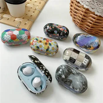 

Earphone Case For Samsung Galaxy Buds Plus Luxury Flowers Wireless Bluetooth Protective Hard PC Cover For Galaxy Buds Plus