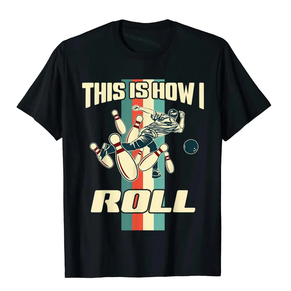 This Is How I Roll Vintage Bowling Shirt For Men Women Kids__B8231black