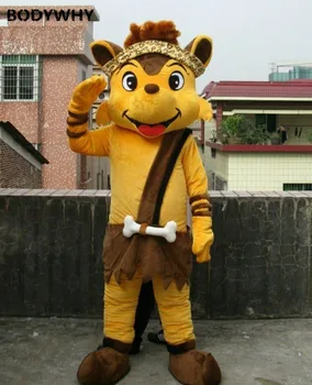 

Yellow Fox Mascot Costume Suits Cosplay Party Clothing Carnival Fancy Dress Adult Unisex Outfit Halloween