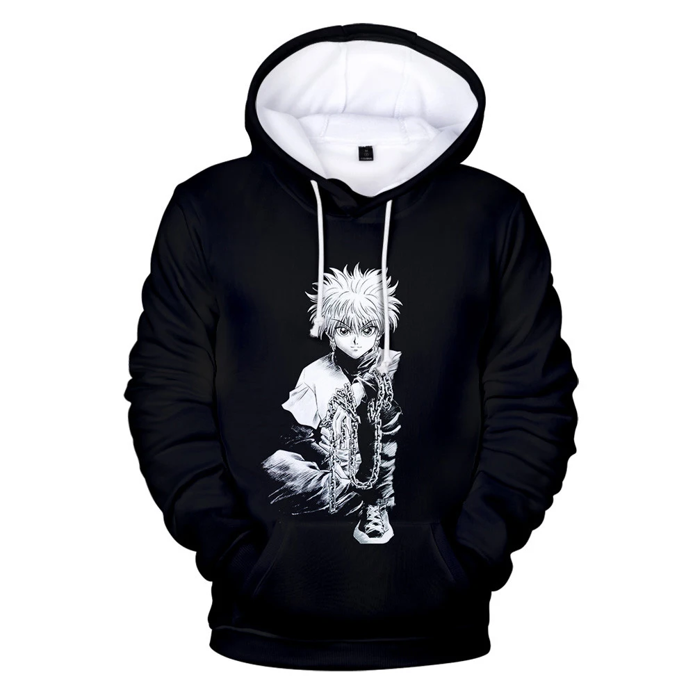 New Hunter X Hoodie Sweatshirt Men Harajuku Cartoon Hisoka Killua Zoldyck Cosplay Pullovers Oversize Women Hoodies | Мужская одежда