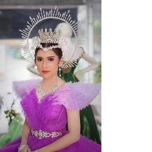 Восхитительное многослойное Тюлевое бальное платье, платья для выпускного вечера цветов, фиолетовое многослойное шикарное вечернее длинное вечернее платье Abendkleider Robe De Soiree