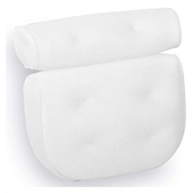 Спа Нескользящая подушка для ванны мягкая ванна спа подушка ванна подушка для головы подушка с присосками для шеи сзади ванная