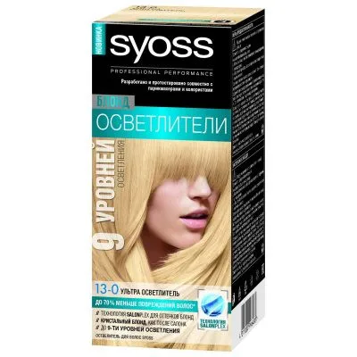 Крем-краска стойкая Syoss Color, 13-0 Ультра осветлитель