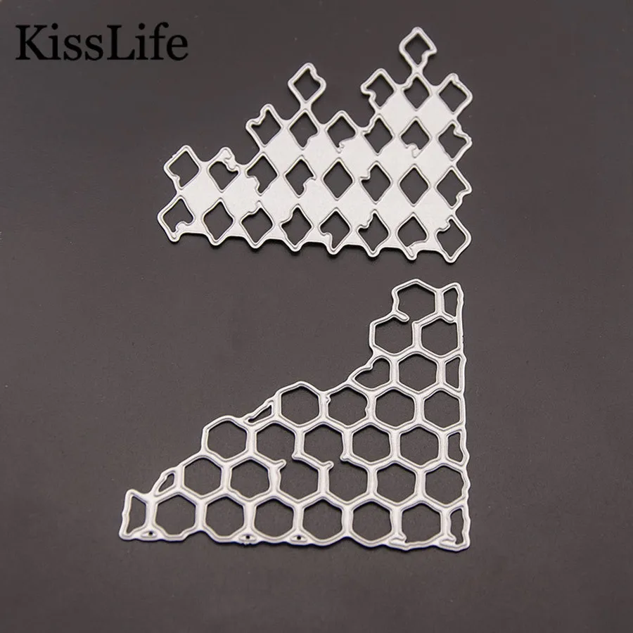 Cellular Circle Diamond Dots Embossing Metal Cutting Dies Kscraft Frame for Scrapbooking Card Making Christmas Die Cuts | Дом и сад