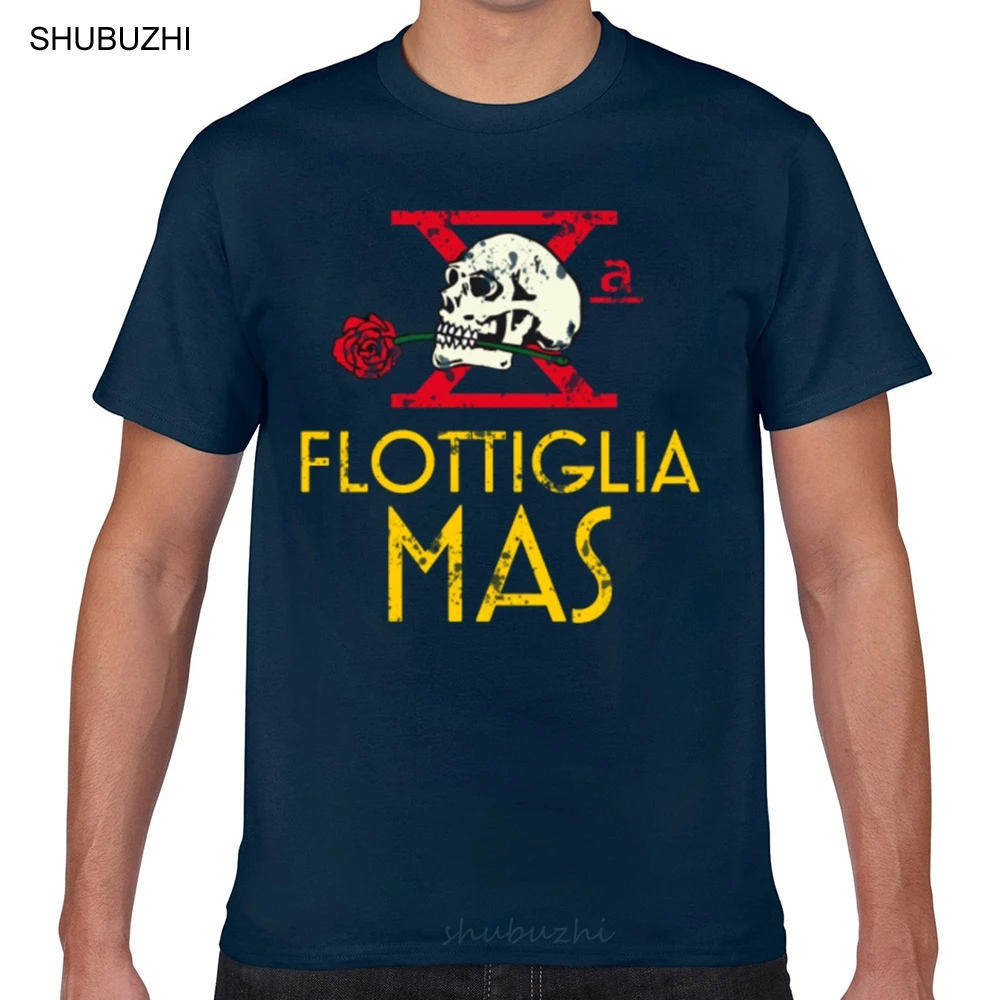 Мужская футболка с надписью decima flottiglia x mas italian ww2 elite unit забавная белая мужская