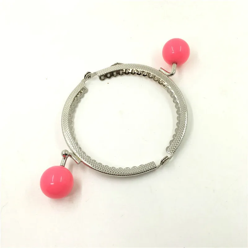 High Quality Metal Frame Arch Clasp Clutch Bag Fashion Mini Purse 20mm Ball Luggage Bag Accessories