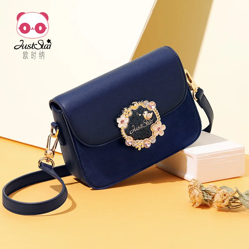 

EU Is Satisfied Shoulder Bag Women's 2019 New Style Bag Versatile New Arrival Textured Hardware Garland Shoulder Women's Square