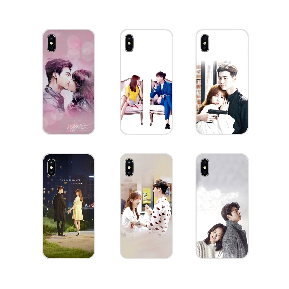 W-двух миров из корейского драматического мультфильма прозрачная задняя крышка