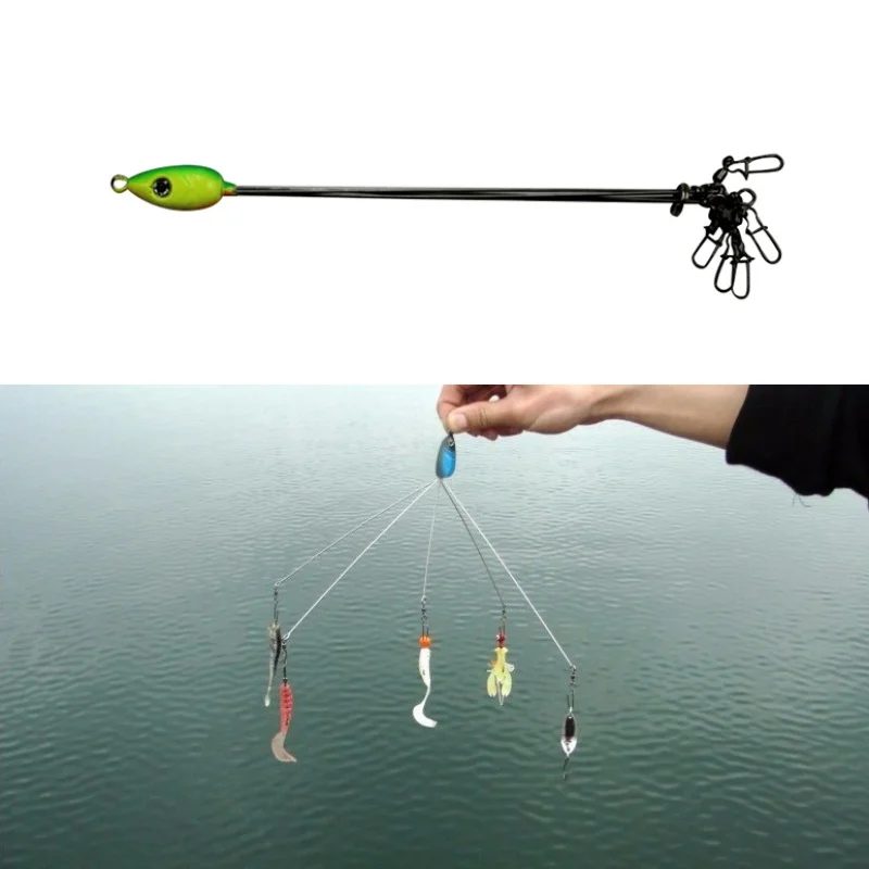 18x1x1cm 3D Fishing Bait Fishing Lure Alabama Rig Umbrella Rig Baits