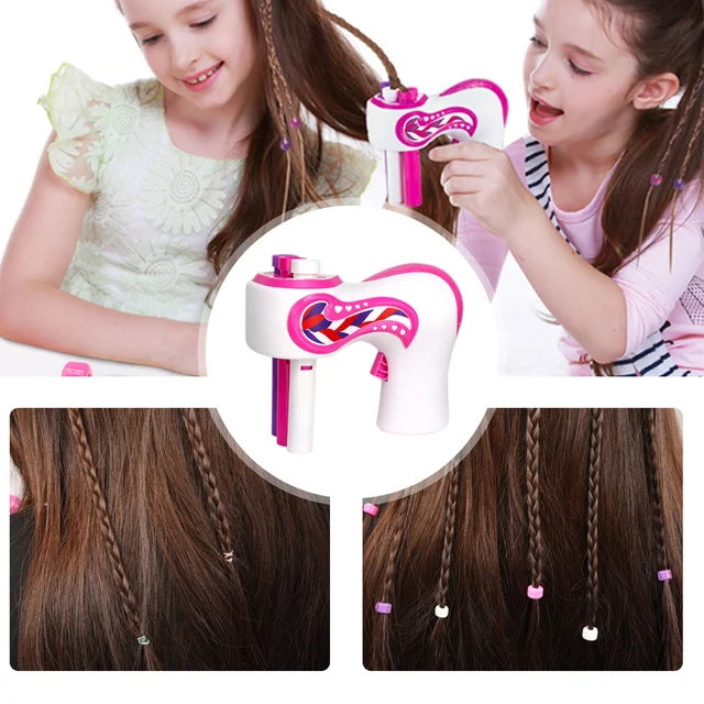 Hair Braided Artifact Automatic Easy Braids Playset DIY Braiding Hairstyle Tool Electric 3 Twist Hair Braided Kit Gift to Girl 5