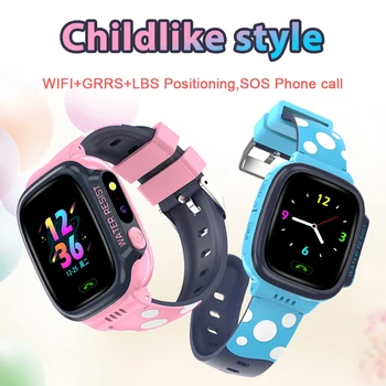 

Kids Smart Watch Camera SOS Call Anti-Lost WIFI LBS Location Tracker Clock 2G SIM Card Smartwatch Baby Watch PK Q50 Q90 Q528