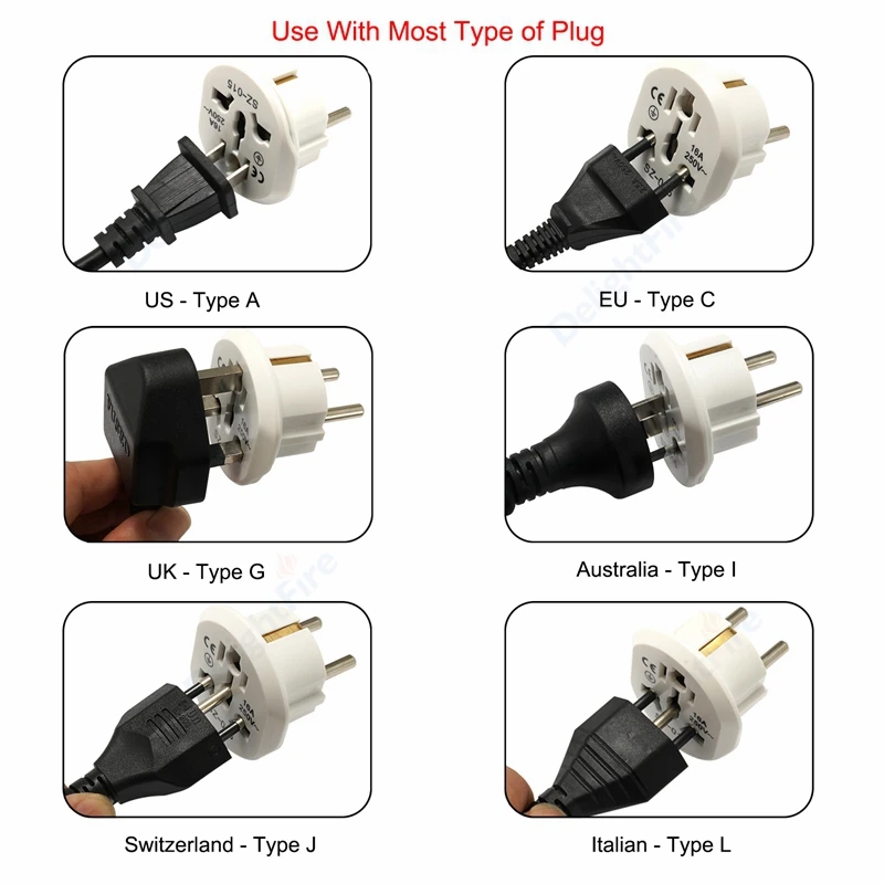 100pcs AU ̱  CN EU ÷  ǰ 250V 16A EU ÷    EU   AC  