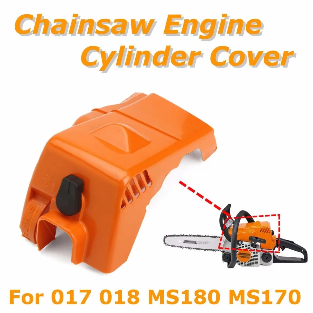 DWZ Plastic Top Engine Cylinder Cover For Chainsaw 017 018 MS180 MS170 Replace Part