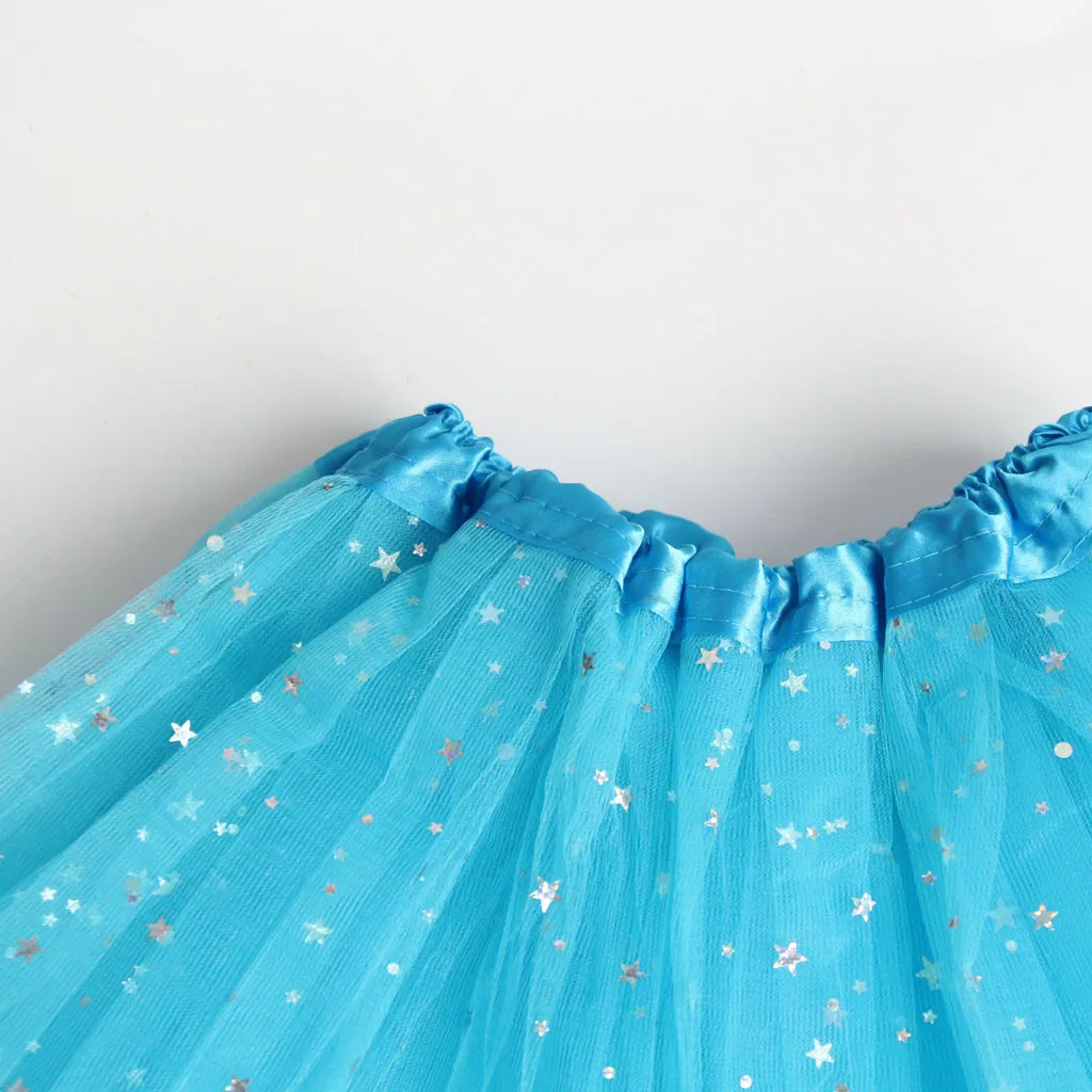 2020 Baby girls fluffy petti skirts tutu Girls Polka Dot Star Sequin Mesh Tutu Skirt Puff Tutu Ballet Girl Skirt