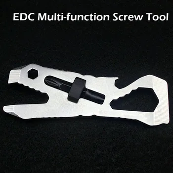 

EDC Multifunction Outdoor Emergency Survival Kits Bottle Opener Screwdriver Wrench Wire Stripper Gear Camping Tactical Hand Tool