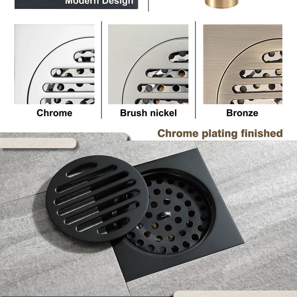 HIDEEP черный классический дизайн латунь Кухня сетчатый фильтр крылом трап Ванная комната дезодорации Тип трапных