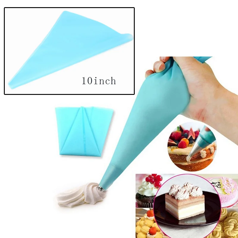 

1PC Silicone Pastry Bag Tips Kitchen DIY Icing Piping Cream Reusable Pastry Bags Nozzle Set Cake Decorating Tools