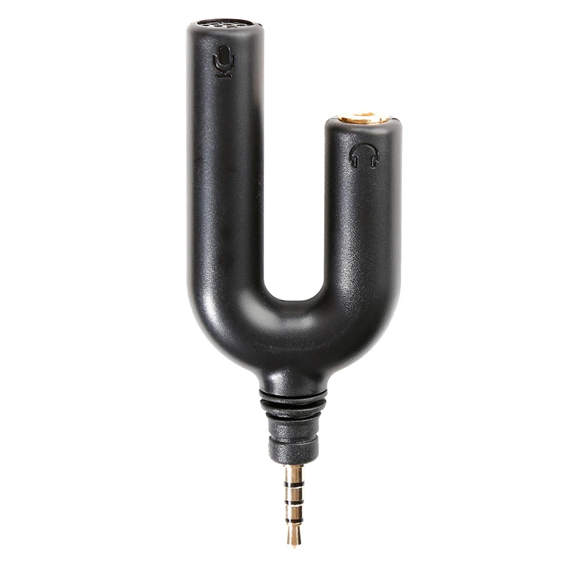 BOYA BY AUM3 Microphone with Headset Splitter Adapter Headphone Output Monitoring for iPhone XS XR X 8 7 Plus ipad iPod Touch