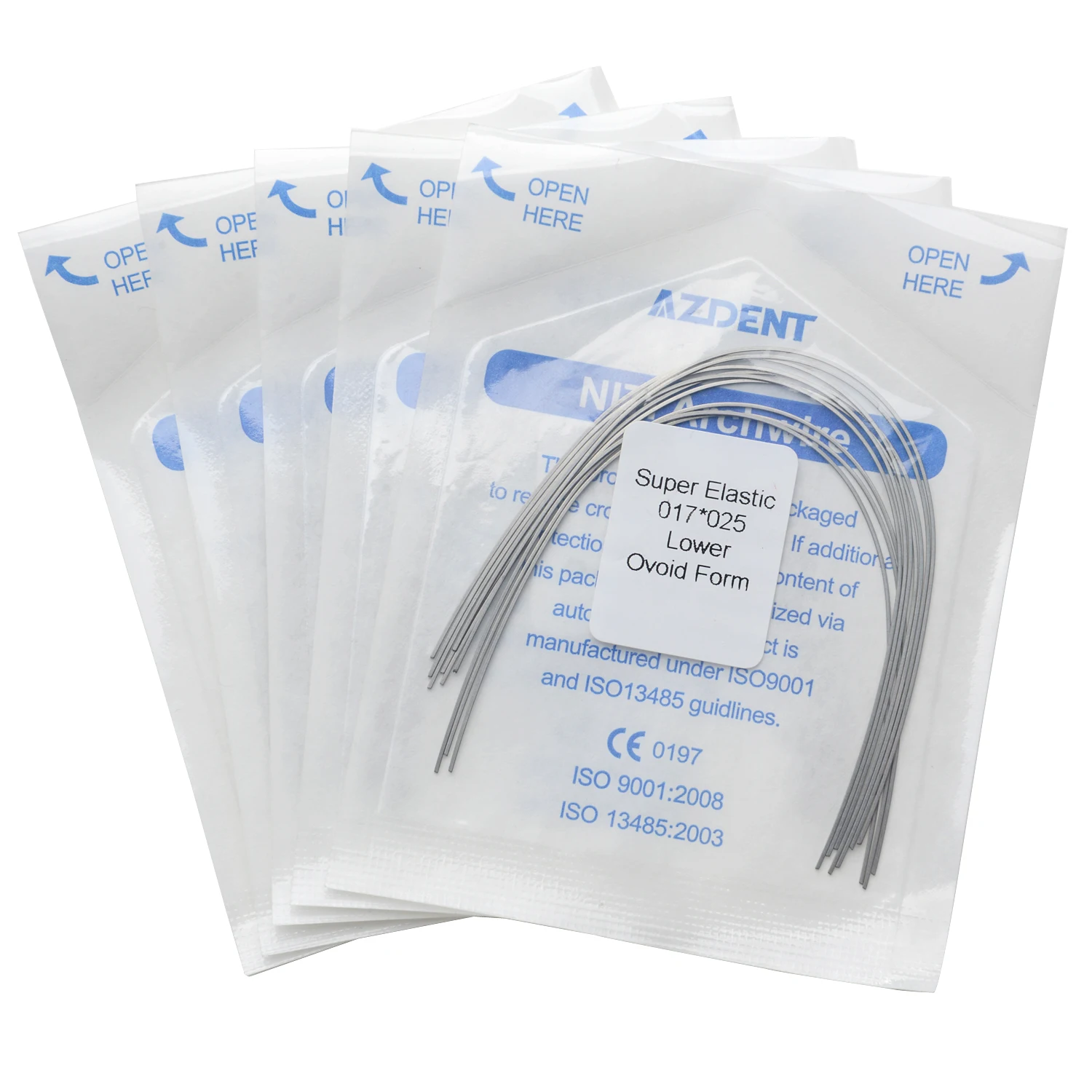 AZDENT Dental Orthodontic Super Elastic Niti Arch Wire Round Ovoid Square