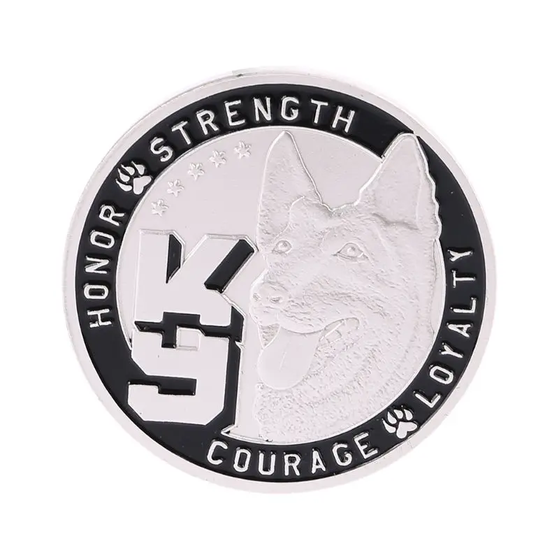 

American Tie K9 Commemorative Coin Collector Souvenir Art Crafts Home Ornament Desktop Display Travel Memorial