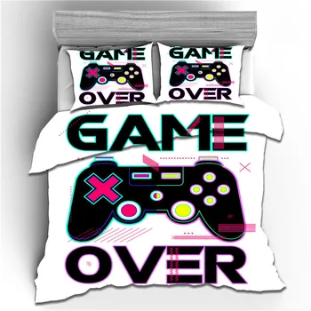 

Aggcual high Quality beding set luxury Texture Game keyboard simple duvet cover set king size Home Decoration no sheets be84