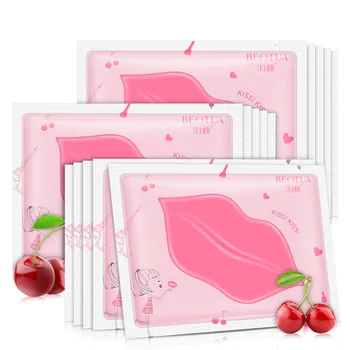 

Cherry Kiss Kiss Lovely Lip Patch Lip Mask Pads Anti Ageing Moisture Essence Gel Patch Lip Masks Lips Care Enhancer Pads