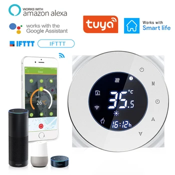 

WiFi&Hand Control Thermostat Temperature Controller for Gas Boiler Alexa Google Home Heating thermostat touch screen Smart home