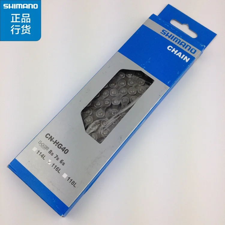 

Boxed Genuine Product Shimano SHIMANO Mountain Bicycle Chain Hg40 Universal 6-Speed 7-Speed 8-Speed Chain