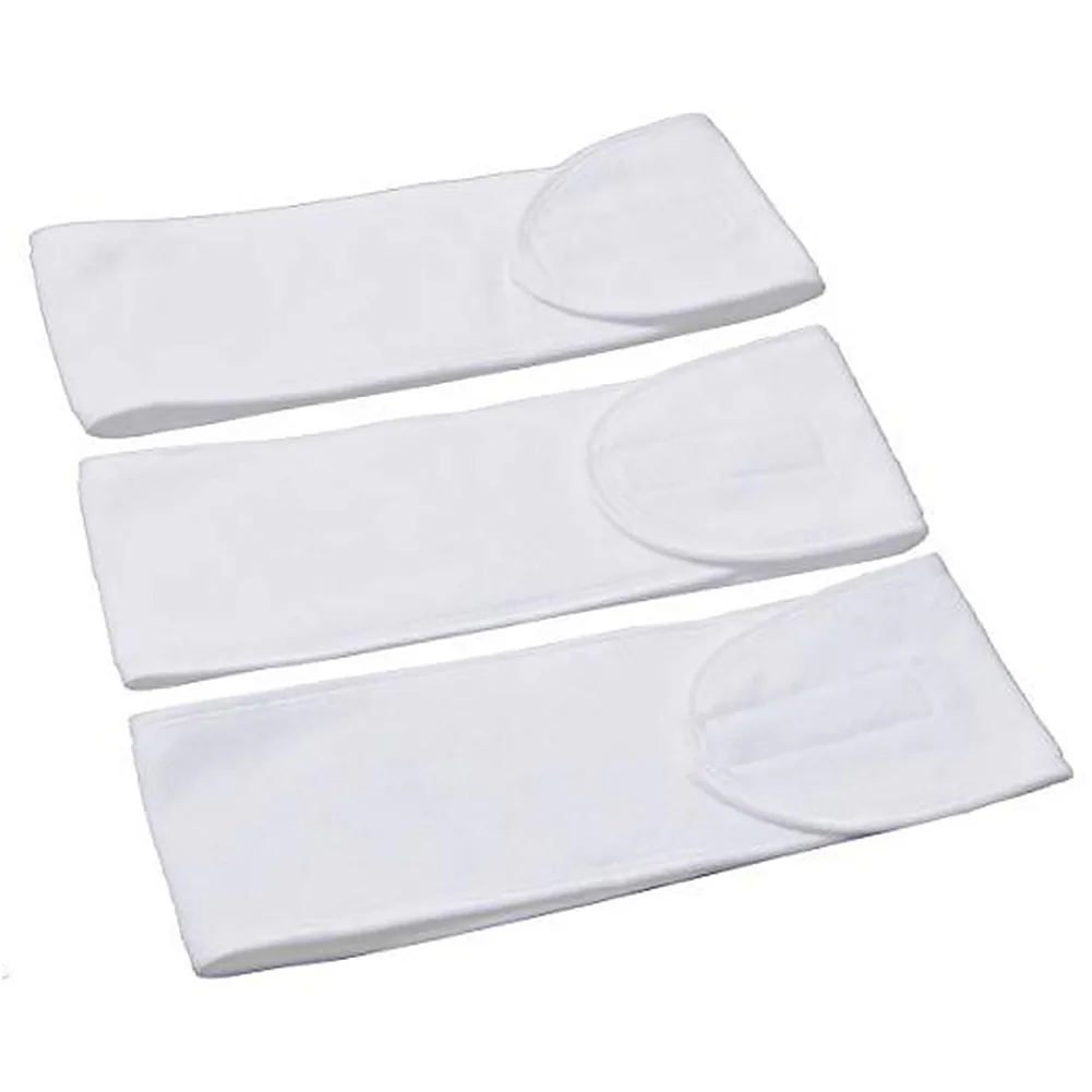 pearl hair clip 3pcs Make Up Spa Solid Women Headband Sport Protection White Adjustable Wash Face Yoga with Fastener Fashion Hair Accessories small hair clips