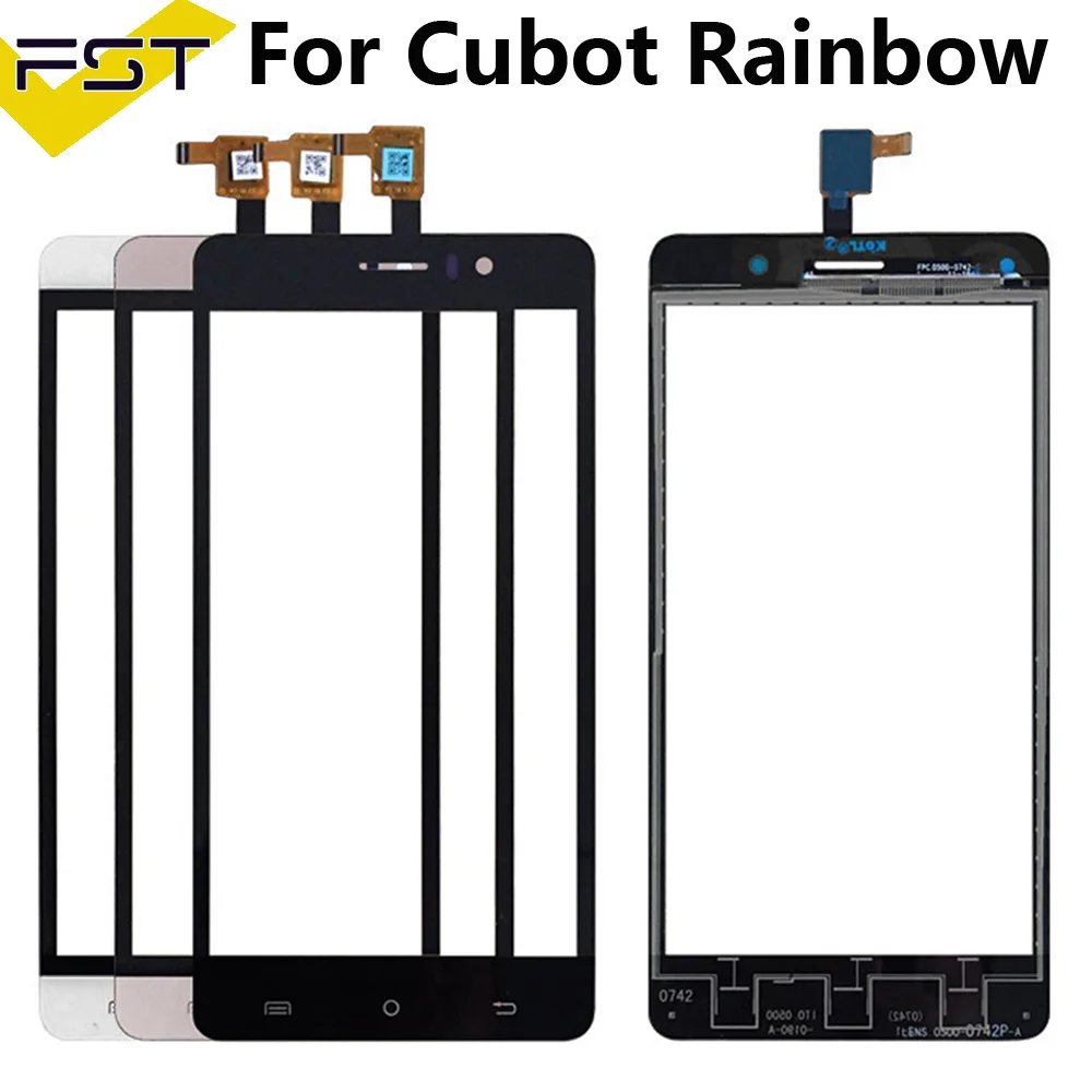 5 ''сенсорный Экран Панель для Cubot Rainbow сенсорный планшета спереди Стекло