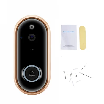 

HD WIFI Video Doorbell Smart Wireless IR Intercom Door Bell For Home Security Kit M6