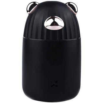 

Portable Mini Humidifier, 350Ml USB Cool Mist Humidifier for Small Room Home Desk Office Travel,Whisper-Quiet,Automatic Shut-Off