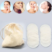 12 шт средство для снятия макияжа с колодки Многоразовые Ватные диски Make Up средство для снятия макияжа для лица бамбукового волокна по уходу за кожей лица от подтекания молока для очистки кожи 12 шт средство для снятия макияжа с колодки Многоразовые Ватные диски Make Up средство для снятия макияжа для лица бамбукового волокна по уходу за кожей лица от подтекания молока для очистки кожи